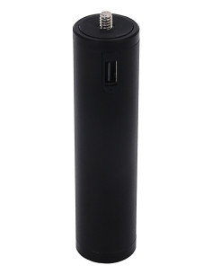 Power Bank Handgrip 6000mAh USB for stands and selfiestick with 1/4 connection